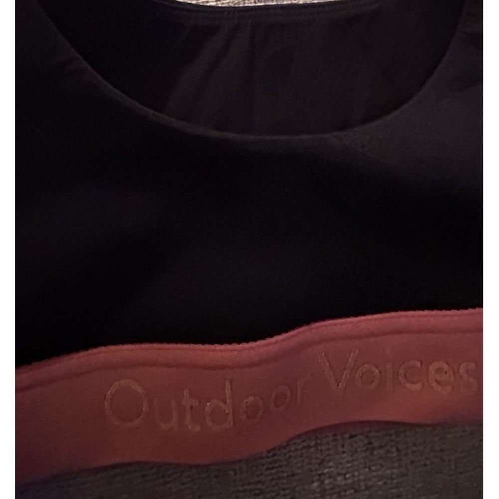 Outdoor Voices Sports‎ Bra M Black Desert Rose Gym Athletic Sporty Athleisure - Picture 3 of 5